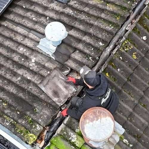 Een dakrenovatie bij oud pannendak in Numansdorp